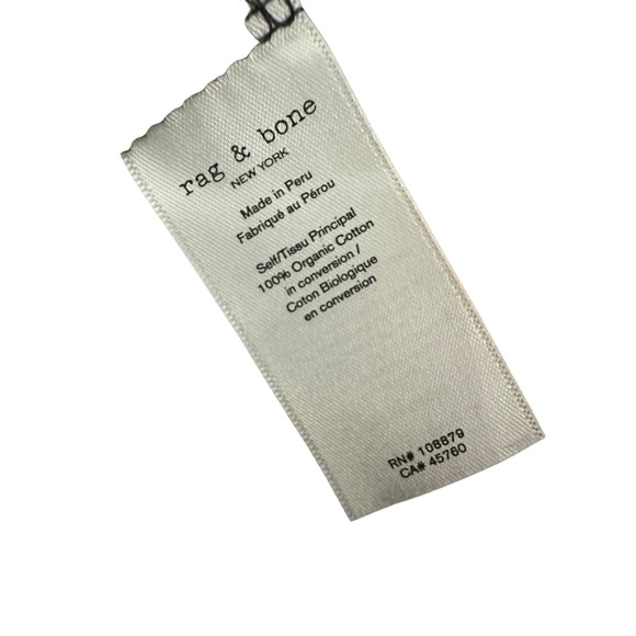 RAG & BONE Have A Nice Day T-Shirt Medium Black - Picture 7 of 9